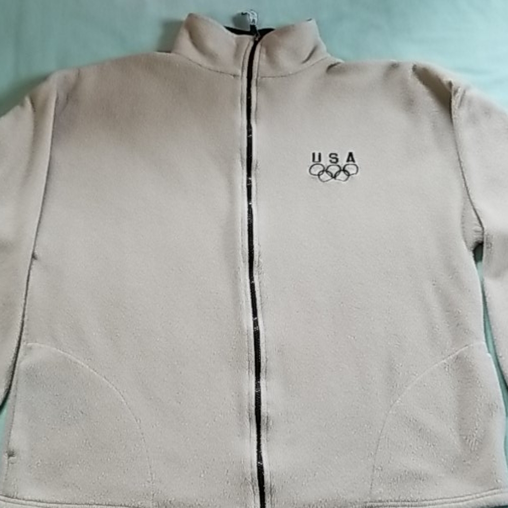 USA Olympic Rings Fleece Jacket